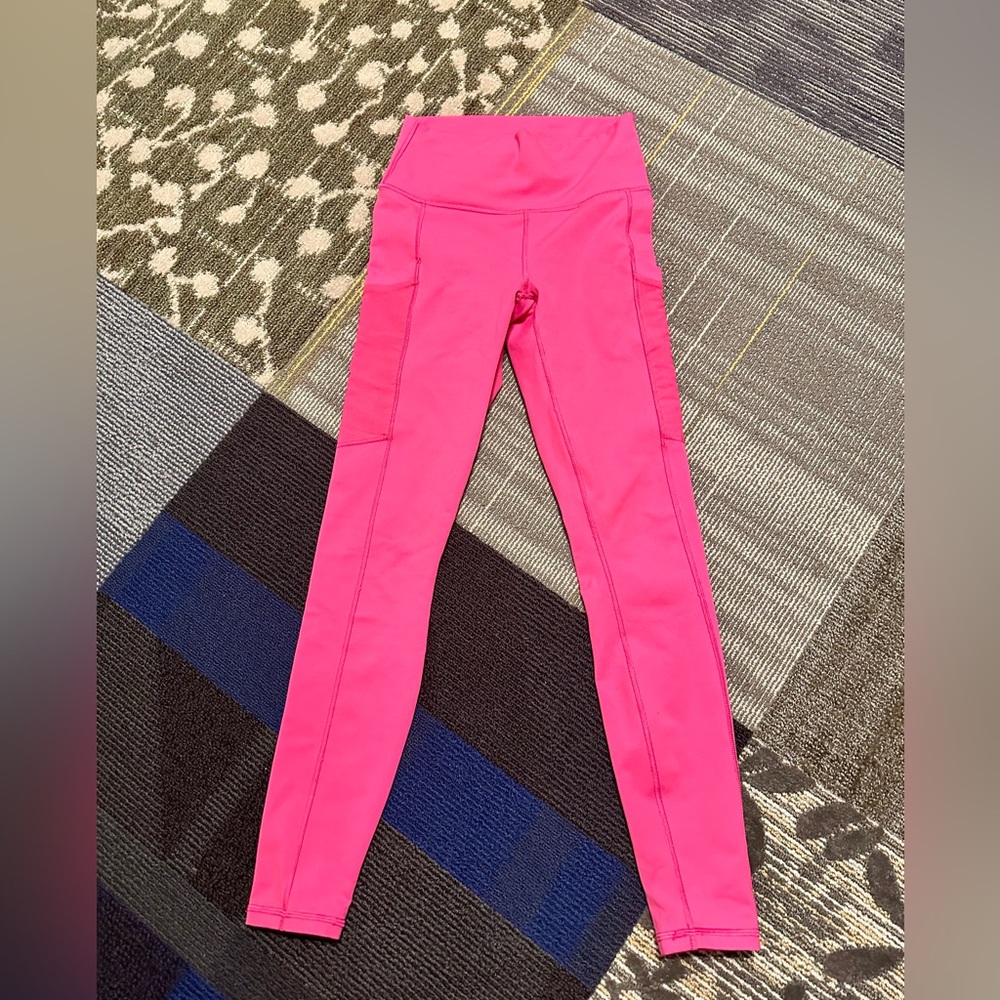 Fabletics Hot pink with pockets. Perfect for lounging or exercising. Size XS